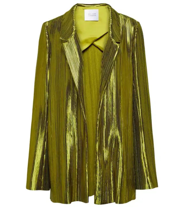 Galvan Nuage pleated blazer