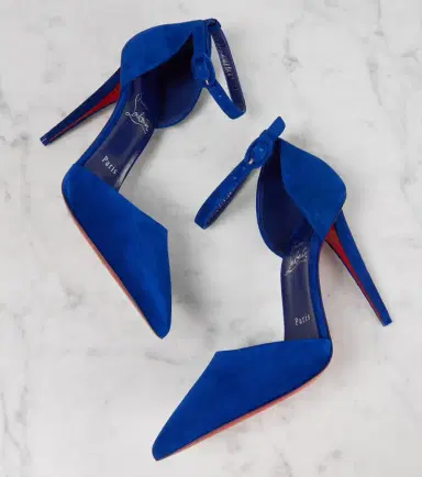 Christian Louboutin Astrida Bride 100 suede pumps | Thumbnail 4 Christian Louboutin Astrida Bride 100 suede pumps | Thumbnail 4