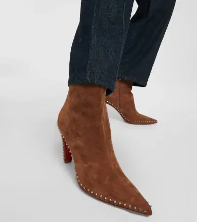 Christian Louboutin Vidura studded suede ankle boots | Thumbnail 4 Christian Louboutin Vidura studded suede ankle boots | Thumbnail 4