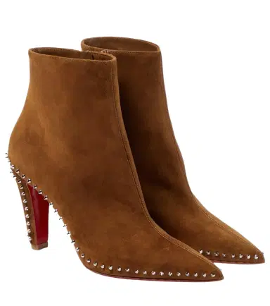 Christian Louboutin Vidura studded suede ankle boots | Thumbnail 1 Christian Louboutin Vidura studded suede ankle boots | Thumbnail 1