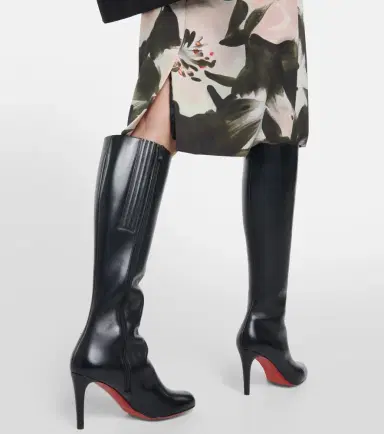 Christian Louboutin Pumppie Botta leather knee-high boots | Thumbnail 4