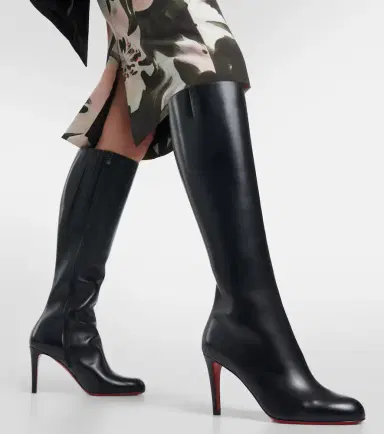 Christian Louboutin Pumppie Botta leather knee-high boots | Thumbnail 7