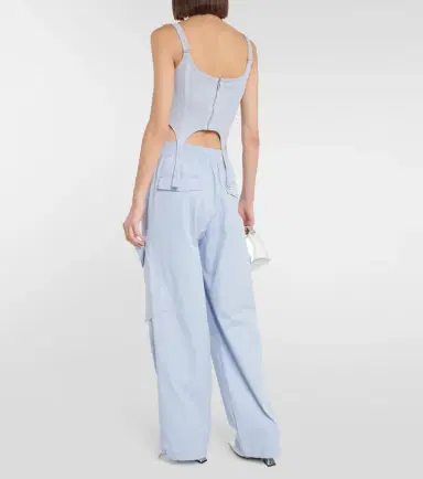 Dion Lee Cotton jersey bustier | Thumbnail 2