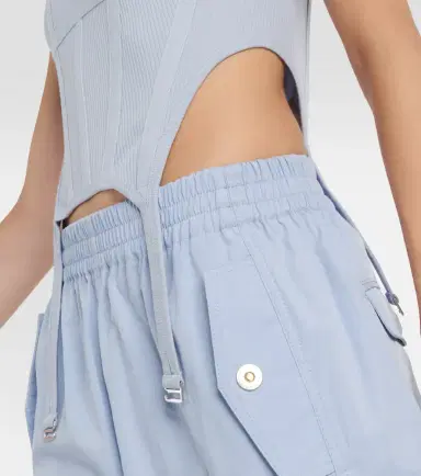 Dion Lee Cotton jersey bustier | Thumbnail 4