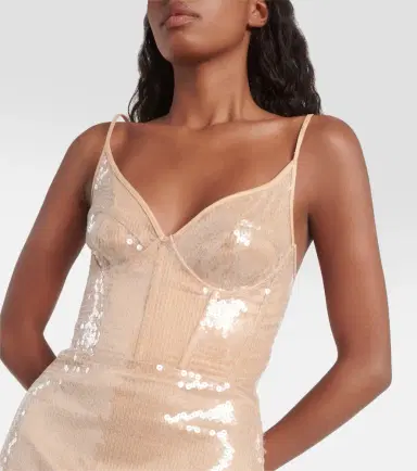 David Koma Sequined midi dress | Thumbnail 5