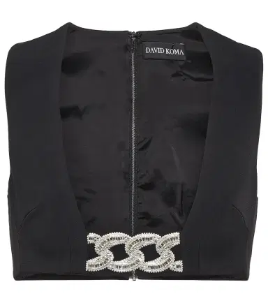 David Koma Embellished bra top | Thumbnail 1