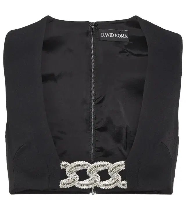 David Koma Embellished bra top