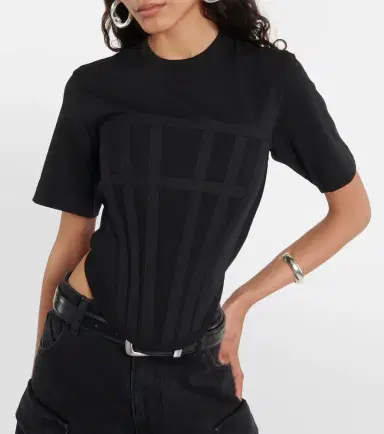 Dion Lee Corset cotton jersey T-shirt | Thumbnail 3