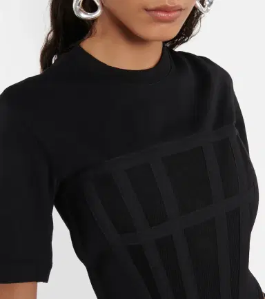 Dion Lee Corset cotton jersey T-shirt | Thumbnail 5