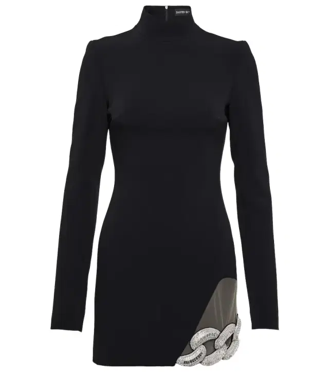 David Koma Embellished bodycon minidress