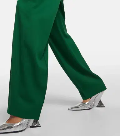 The Attico Wide-leg wool-blend pants | Thumbnail 3