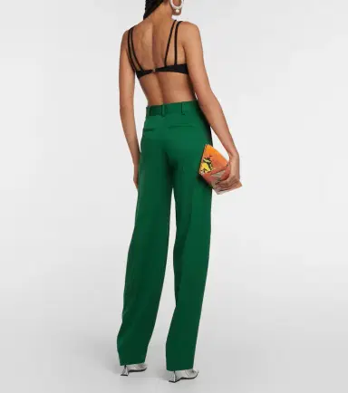 The Attico Wide-leg wool-blend pants | Thumbnail 4