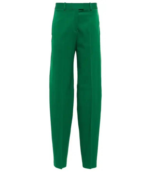 The Attico Wide-leg wool-blend pants