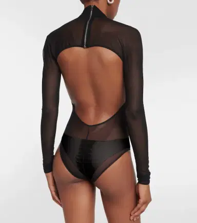 David Koma Cutout mesh bodysuit | Thumbnail 3