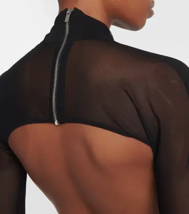 David Koma Cutout mesh bodysuit | Thumbnail 6