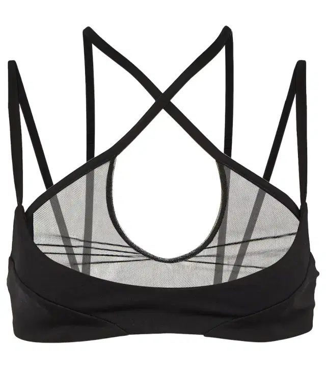 The Attico Crossed straps bra