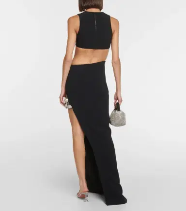 David Koma Asymmetric embellished maxi skirt | Thumbnail 2