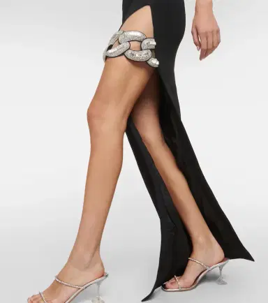 David Koma Asymmetric embellished maxi skirt | Thumbnail 5