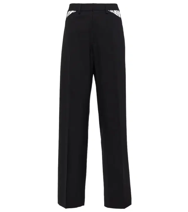 Dion Lee Cutout wool straight pants