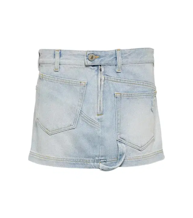 The Attico Denim miniskirt