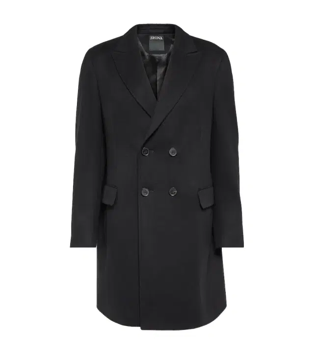 Zegna Wool and cashmere-blend coat