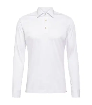 Kiton Cotton poplin polo top | Thumbnail 1