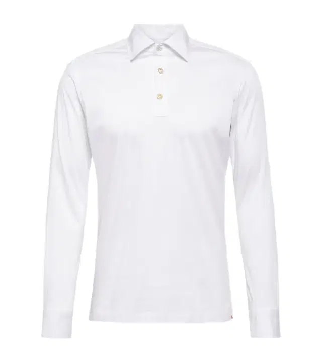 Kiton Cotton poplin polo top
