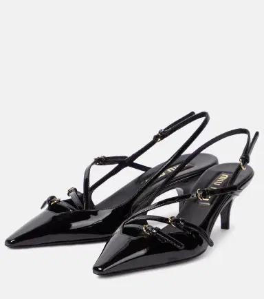 Miu Miu Patent leather slingback pumps | Thumbnail 5 Miu Miu Patent leather slingback pumps | Thumbnail 5