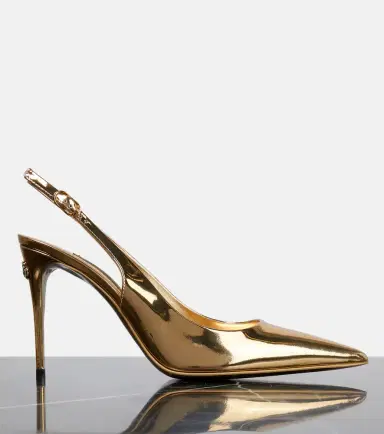 Dolce & Gabbana x Kim Lollo leather slingback pumps | Thumbnail 3 Dolce & Gabbana x Kim Lollo leather slingback pumps | Thumbnail 3
