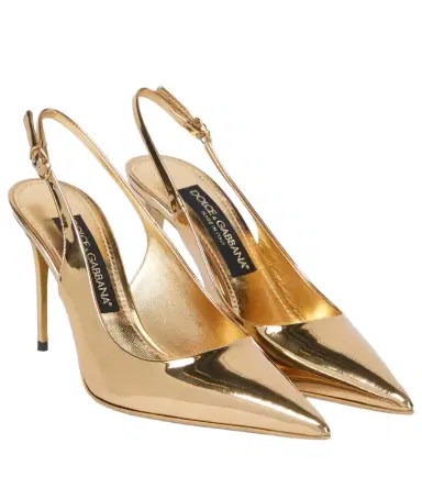Dolce & Gabbana x Kim Lollo leather slingback pumps | Thumbnail 1 Dolce & Gabbana x Kim Lollo leather slingback pumps | Thumbnail 1
