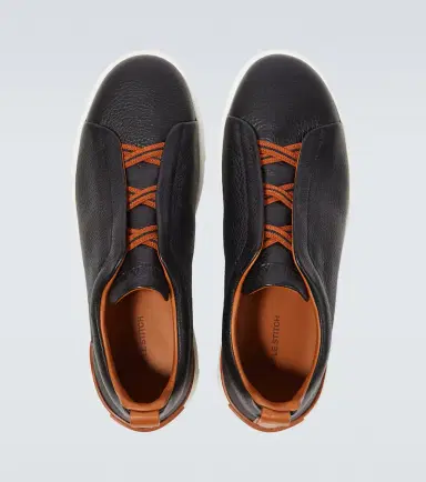 Zegna Triple Stitch leather sneakers | Thumbnail 2 Zegna Triple Stitch leather sneakers | Thumbnail 2