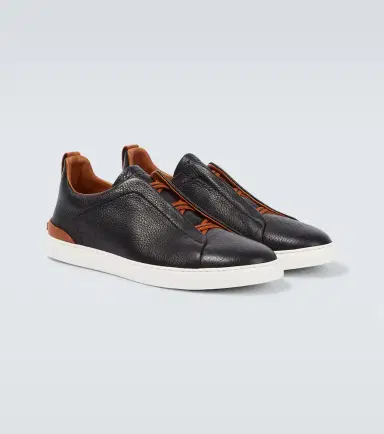 Zegna Triple Stitch leather sneakers | Thumbnail 4 Zegna Triple Stitch leather sneakers | Thumbnail 4