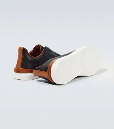 Zegna Triple Stitch leather sneakers | Thumbnail 6 Zegna Triple Stitch leather sneakers | Thumbnail 6