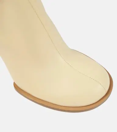 Jacquemus Les Bottines Rond Carré leather ankle boots | Thumbnail 2