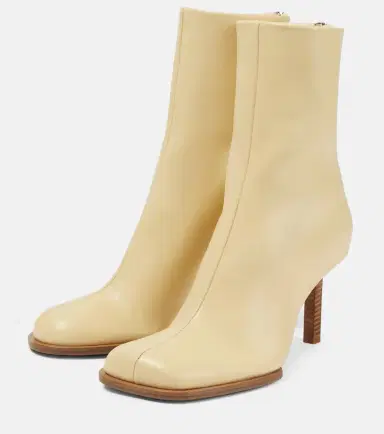 Jacquemus Les Bottines Rond Carré leather ankle boots | Thumbnail 4