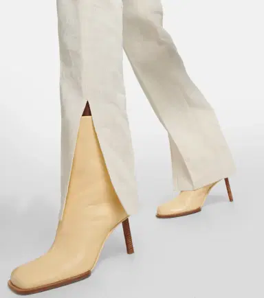 Jacquemus Les Bottines Rond Carré leather ankle boots | Thumbnail 5