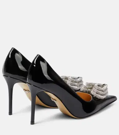 Mach & Mach Triple Heart patent leather pumps | Thumbnail 4