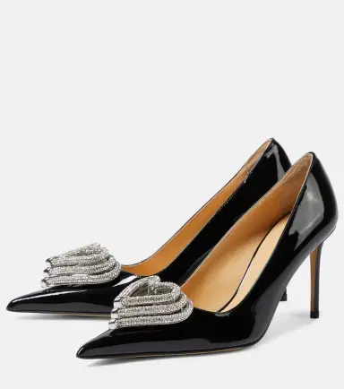 Mach & Mach Triple Heart patent leather pumps | Thumbnail 6