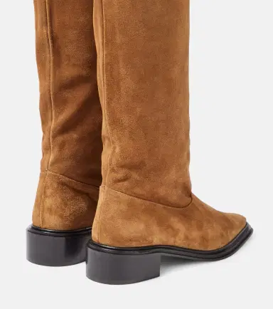 Souliers Martinez Bertran suede knee-high boots | Thumbnail 6