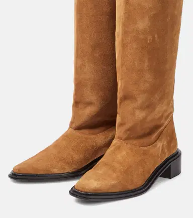 Souliers Martinez Bertran suede knee-high boots | Thumbnail 7