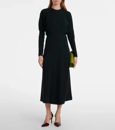 Victoria Beckham Cady midi dress | Thumbnail 2