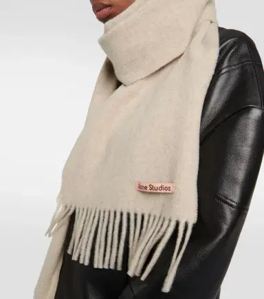 Acne Studios Canada Skinny fringed wool scarf | Thumbnail 2 Acne Studios Canada Skinny fringed wool scarf | Thumbnail 2
