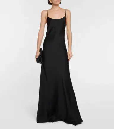 Victoria Beckham Satin slip dress | Thumbnail 4