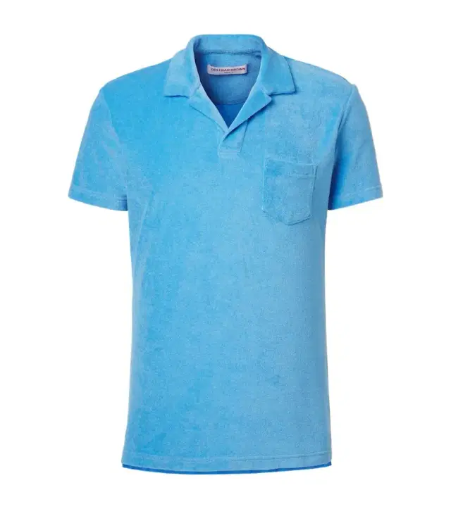 Orlebar Brown Dr. No cotton terry polo shirt