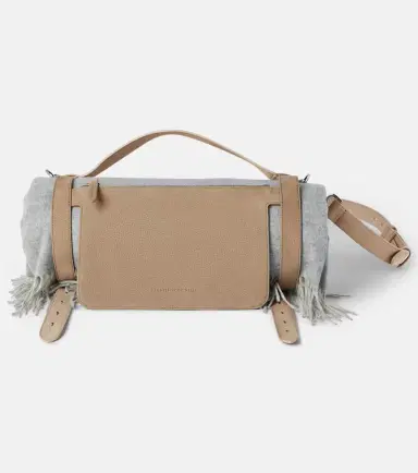Brunello Cucinelli Leather blanket holder | Thumbnail 4