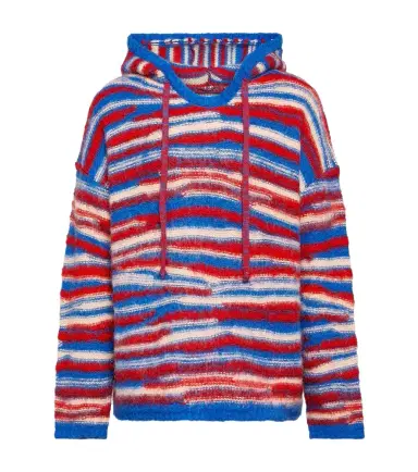 ERL Gradient knitted oversized hoodie | Thumbnail 1