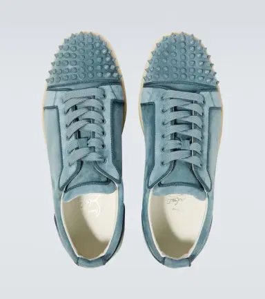 Christian Louboutin Louis Junior Spikes suede sneakers | Thumbnail 2 Christian Louboutin Louis Junior Spikes suede sneakers | Thumbnail 2