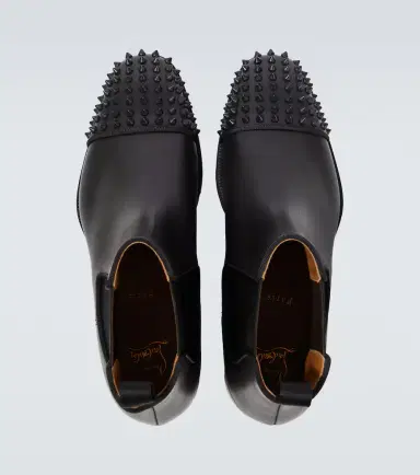 Christian Louboutin Melon Spikes leather Chelsea boots | Thumbnail 2 Christian Louboutin Melon Spikes leather Chelsea boots | Thumbnail 2