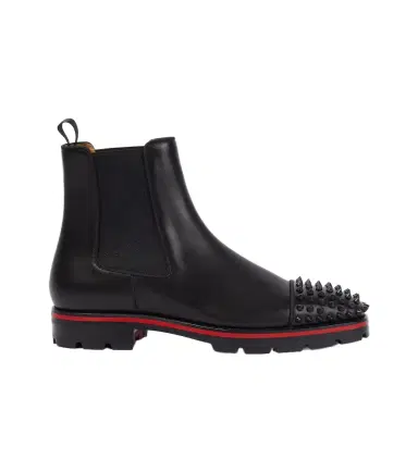 Christian Louboutin Melon Spikes leather Chelsea boots | Thumbnail 1 Christian Louboutin Melon Spikes leather Chelsea boots | Thumbnail 1