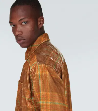 ERL Checked cotton corduroy shirt | Thumbnail 2